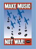 Make Music Not War! Poster